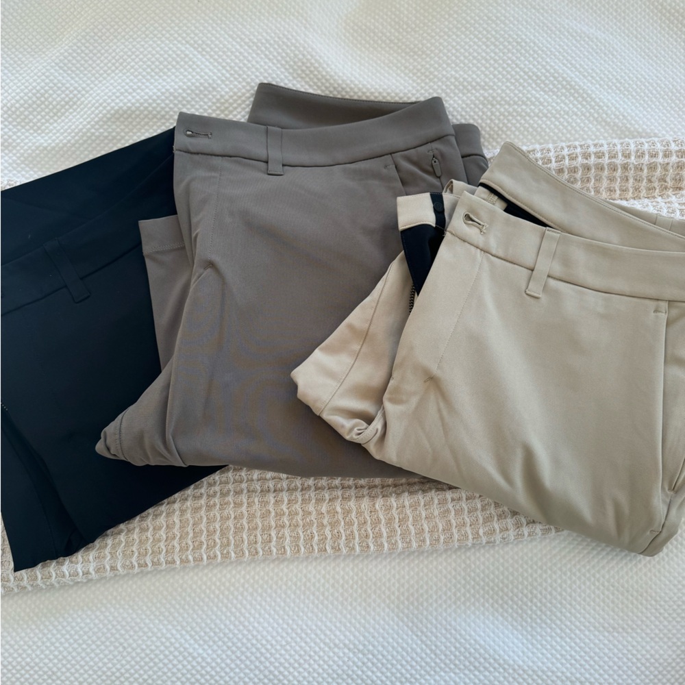 Lululemon ABC classic fit trouser.